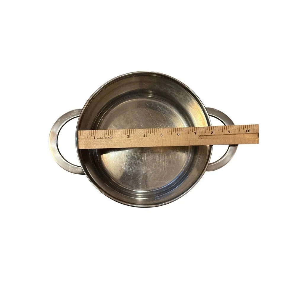Mepra 2qt. CASSEROLE 2 HANDLES 20 CM STAINLESS‎ STEEL
